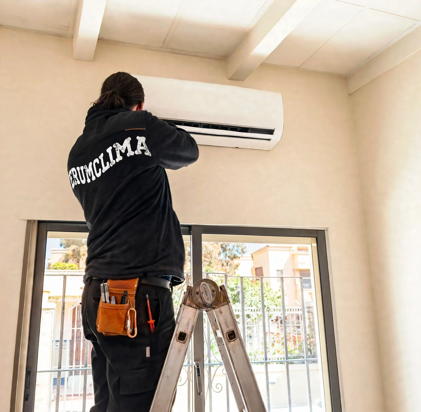 Instalación de aire acondicionado realizada en Alpicat por Verum Clima
